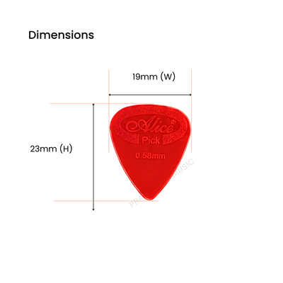 Alice APG-6 Guitar Picks (6 pcs)