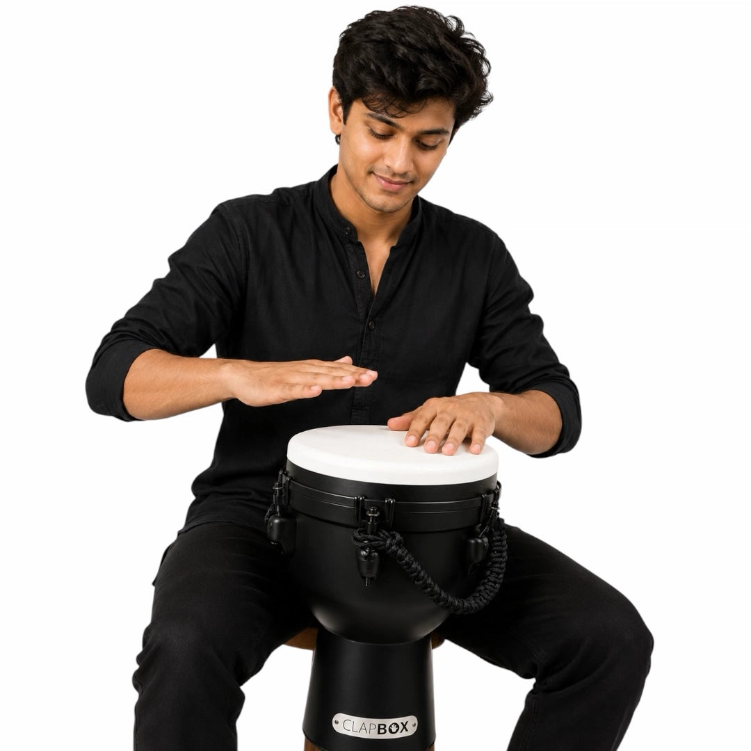 Clapbox Djembe - Nut Black 10"