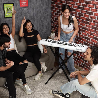 Casio CTS200WE 61-Key Portable Keyboard - White