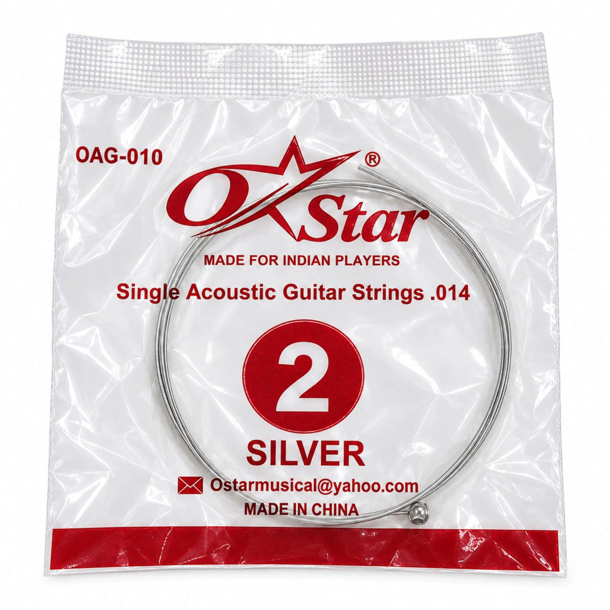O Star 2 No. Acoustic Guitar String