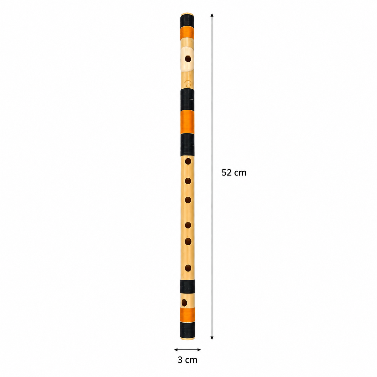 Radhe Bamboo Side C Mid Flute