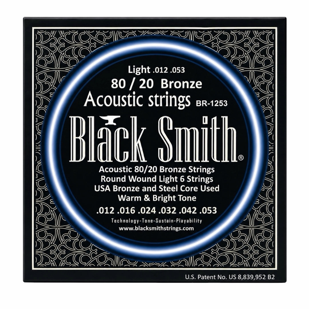 Black Smith BR-1253 80/20 Bronze Acoustic Strings - 12-53