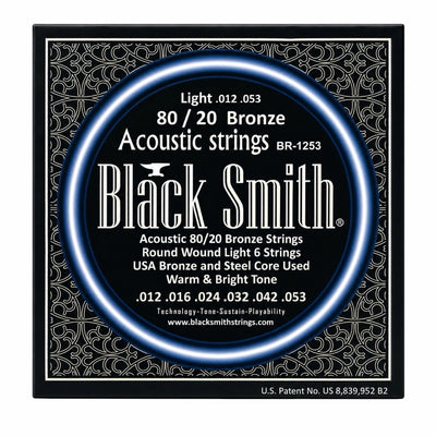 Black Smith BR-1253 80/20 Bronze Acoustic Strings - 12-53
