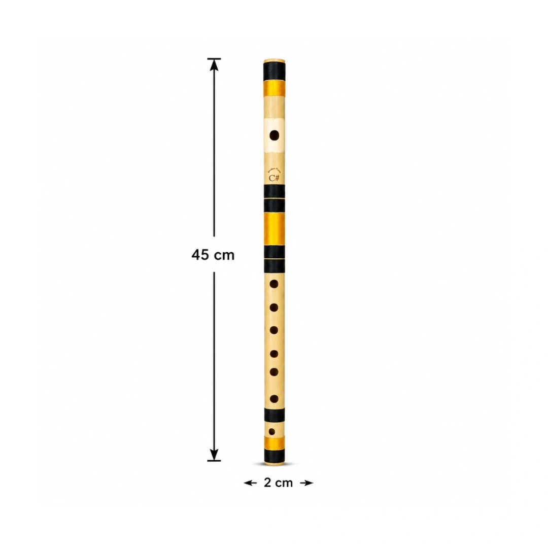 Radhe Bamboo Side C# Mid Flute