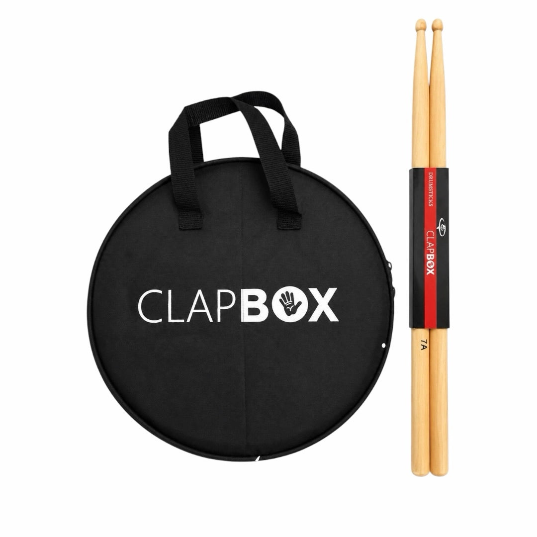 Clapbox Prostroke 11" Drum Practice Pad – Multi-Layer w/ Bag & Sticks