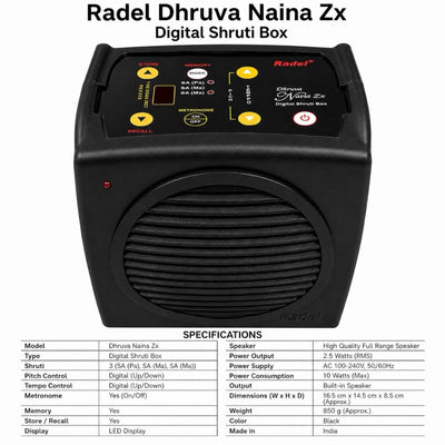 Radel Saarang Magic Plus Digital Tanpura