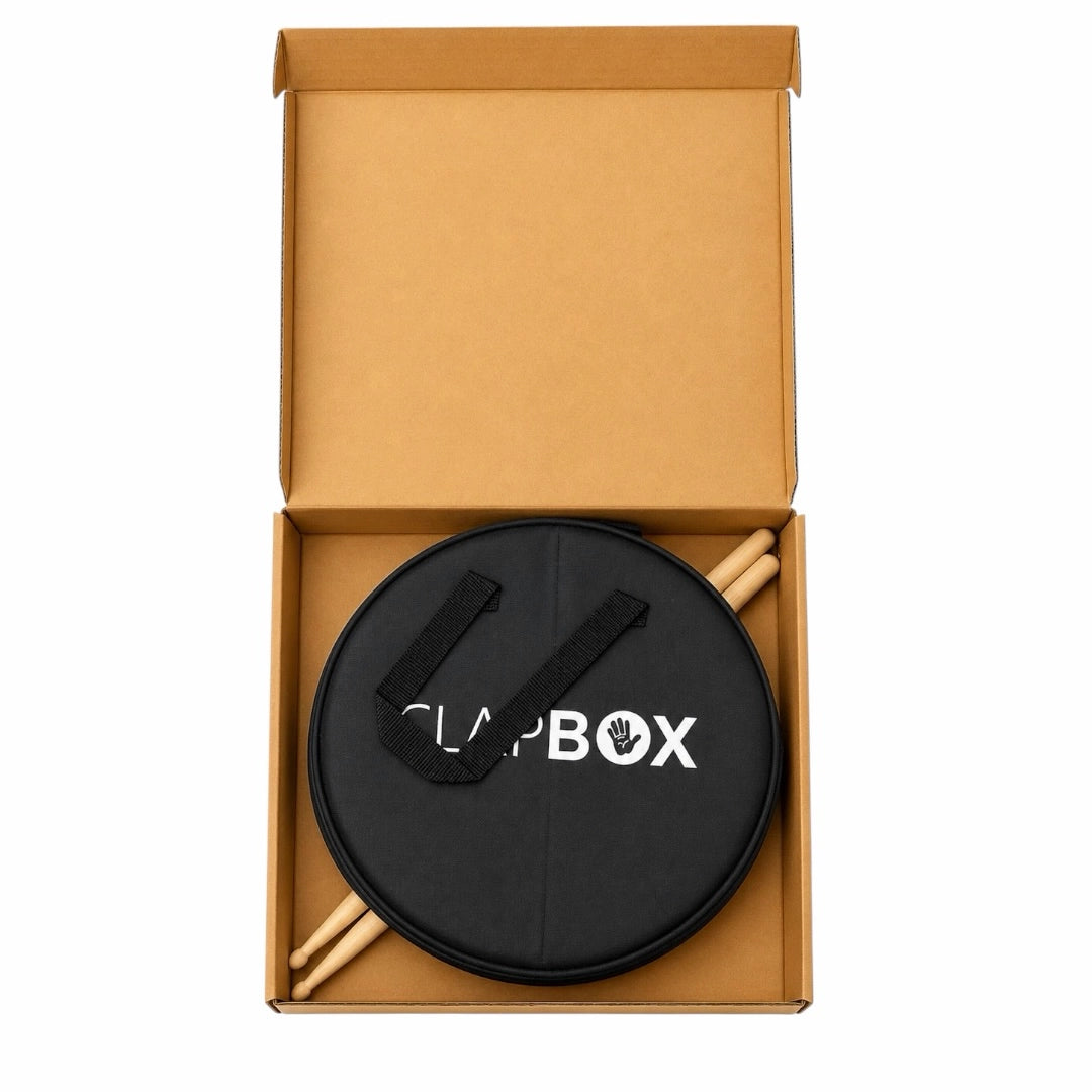 Clapbox Prostroke 11" Drum Practice Pad – Multi-Layer w/ Bag & Sticks