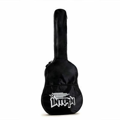 Intern 38C Acoustic Guitar with Bag - Black