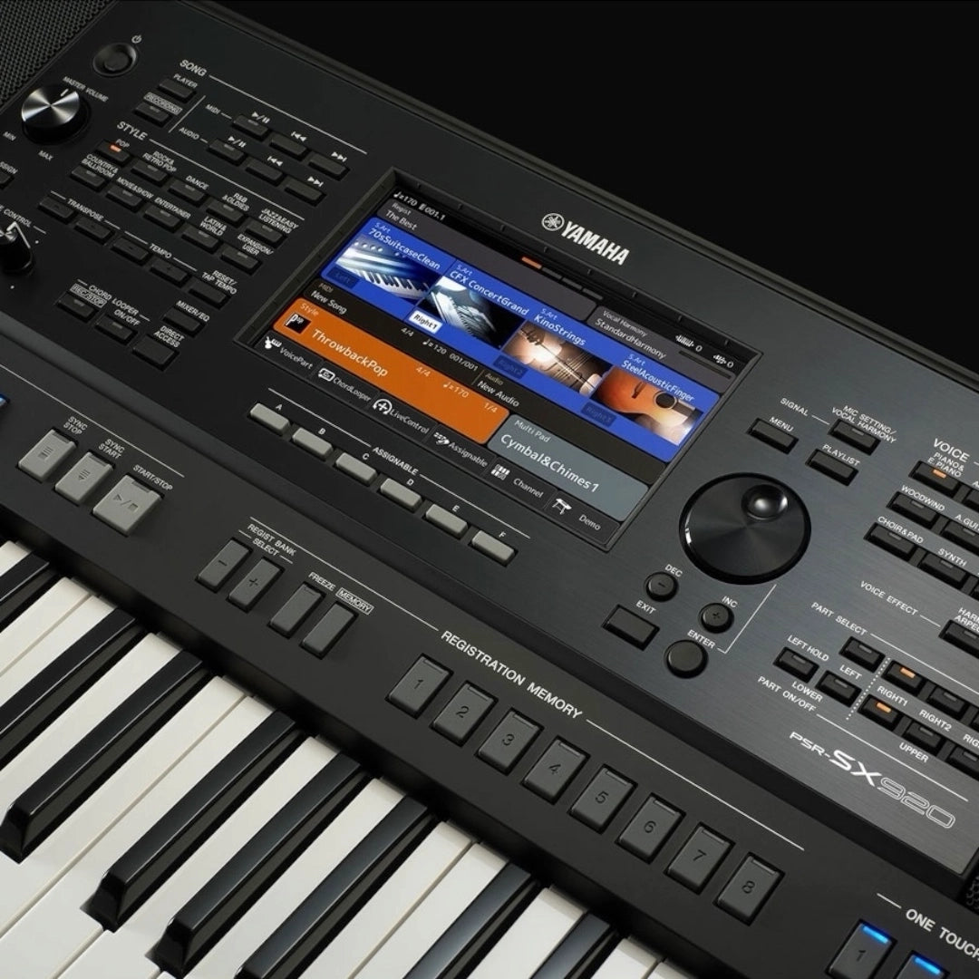 Yamaha PSRSX920 61-Key Arranger Workstation Keyboard