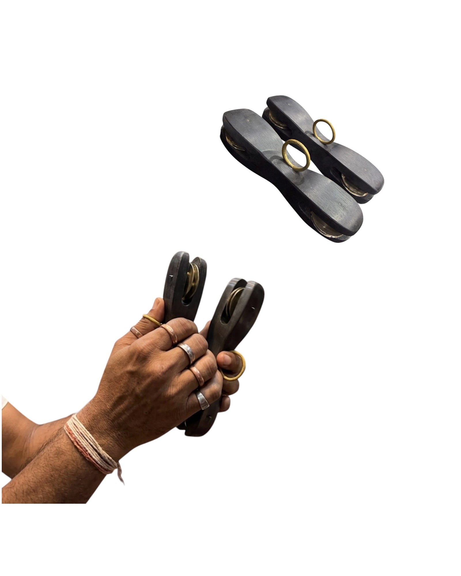 KL Wooden Chipli - Black