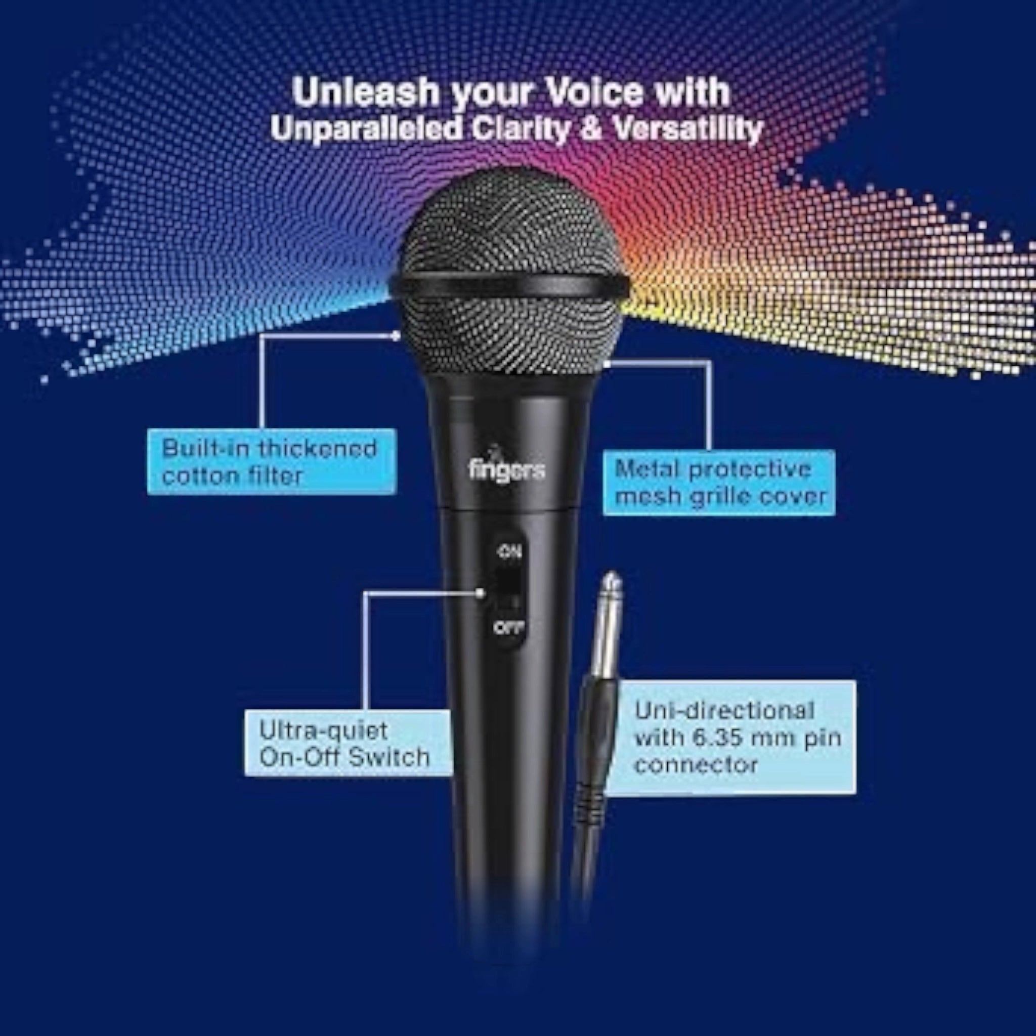 Fingers W5 Wired Microphone