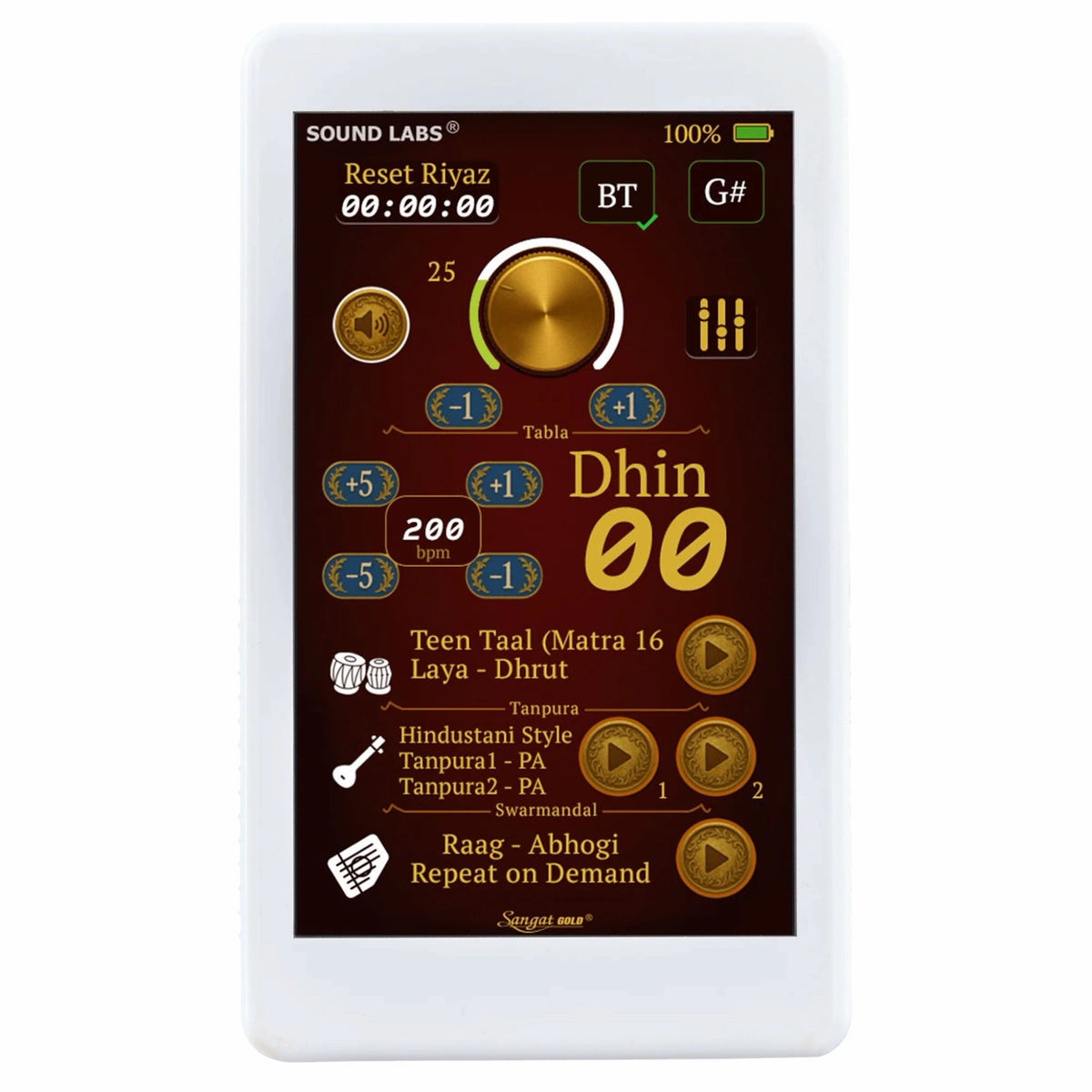 Sangat Gold Handy Electronic Tabla