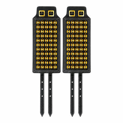 RG Leather 5-Line Ghungroo - Black