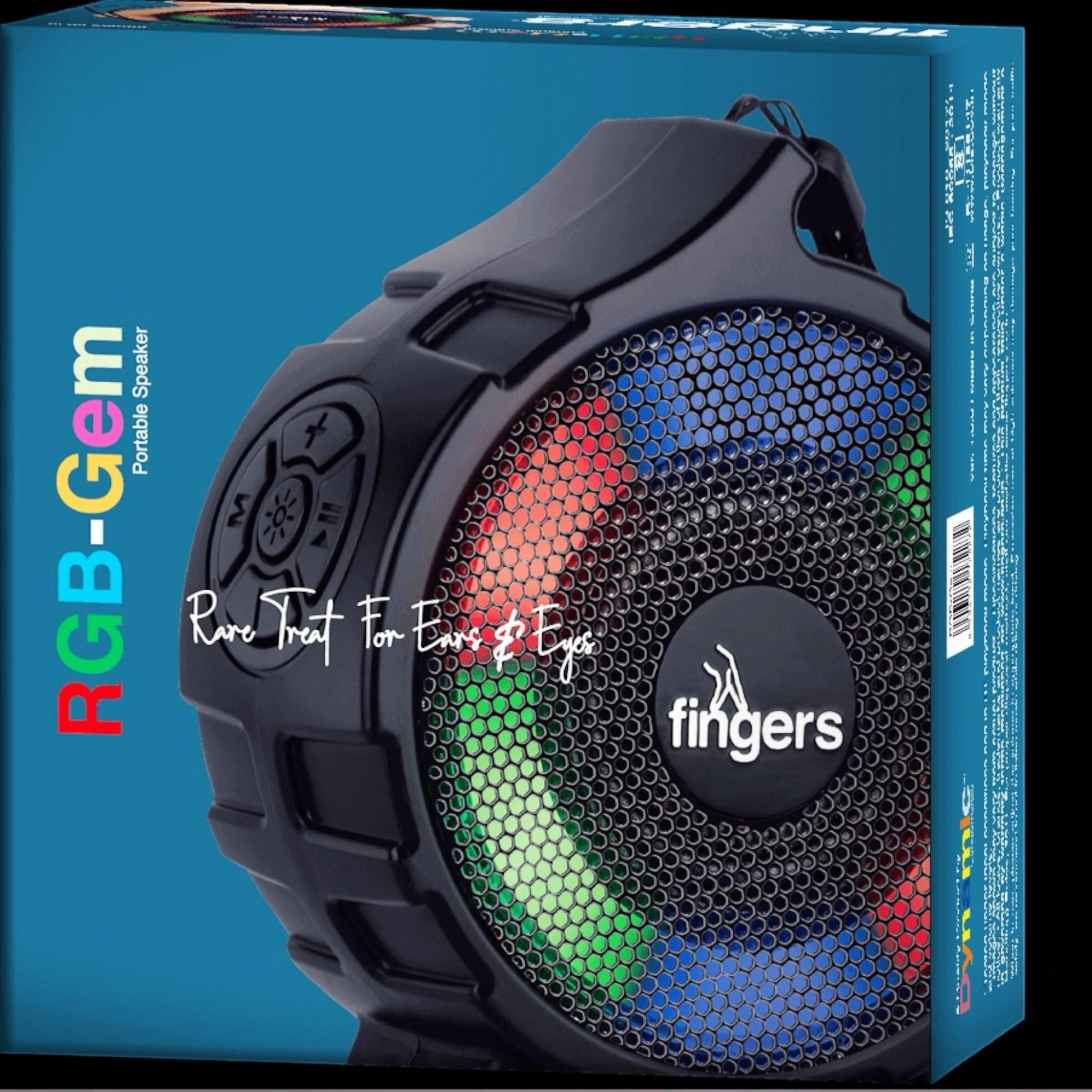 Fingers RGB-GEM Portable Speaker