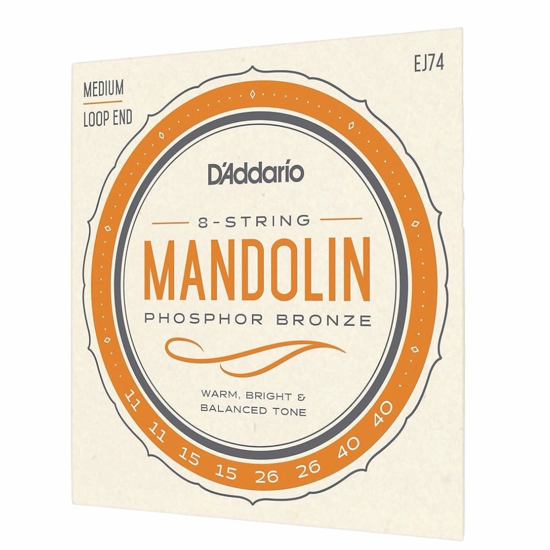 D’Addario EJ74 Phosphor Bronze Medium Mandolin Strings