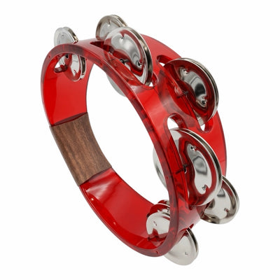 KL Acrylic Tambourine 6" - Red