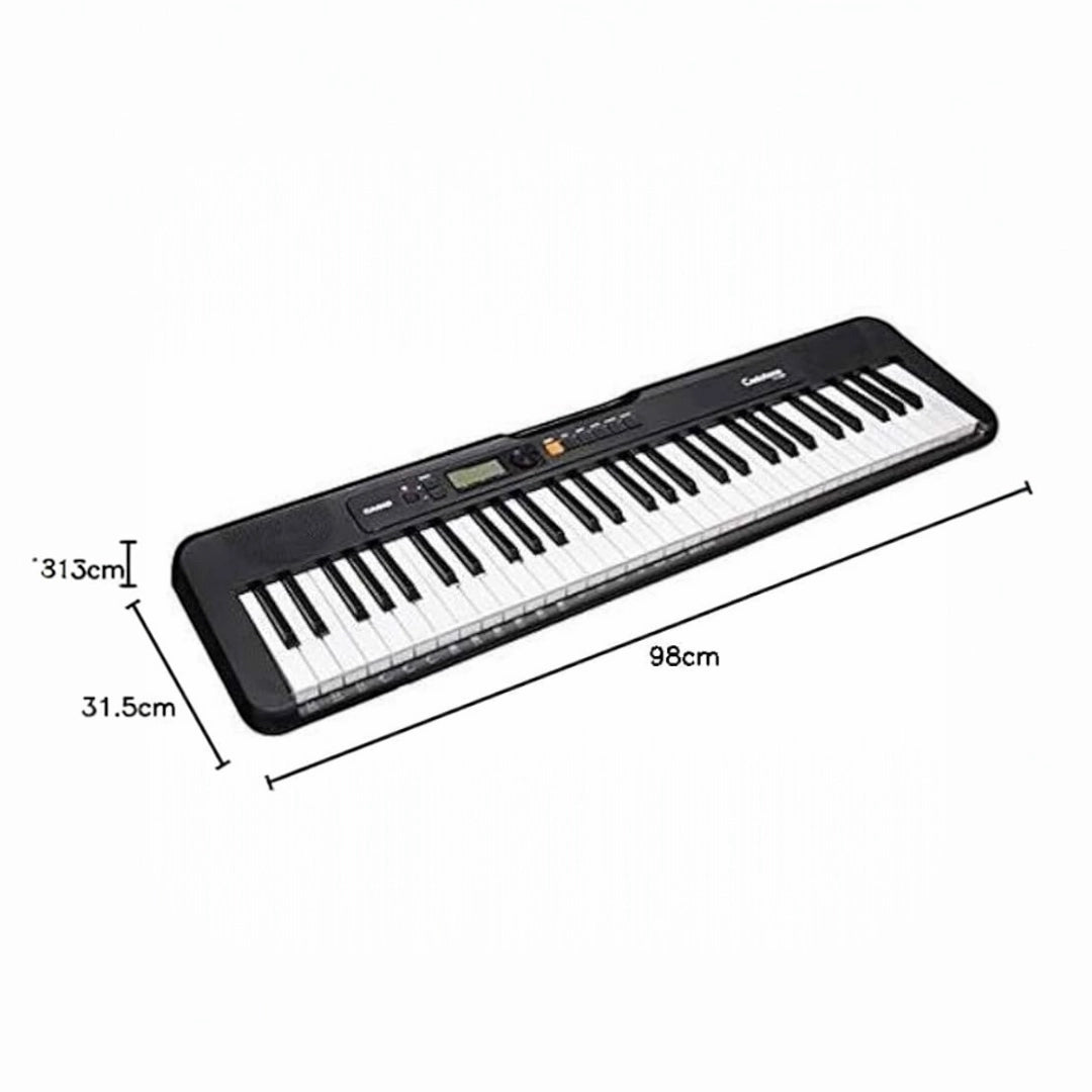 Casio CTS200BK 61-Key Portable Keyboard - Black
