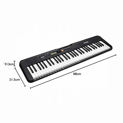 Casio CTS200BK 61-Key Portable Keyboard - Black