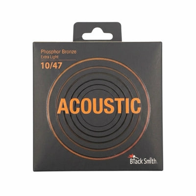 Black Smith PB-1047 Phosphor Bronze Acoustic Strings - 10-47
