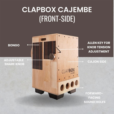 Clapbox Cajembe Cajon - 4-in-1