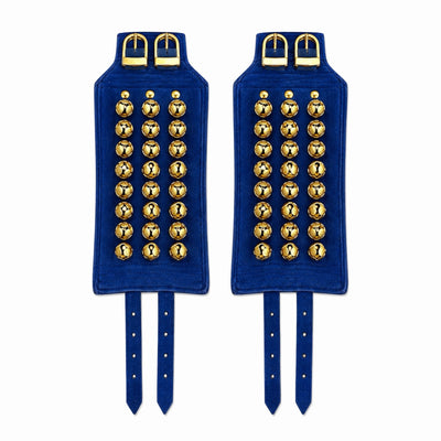 SK Machine Velvet 3-Line Ghungroo - Blue