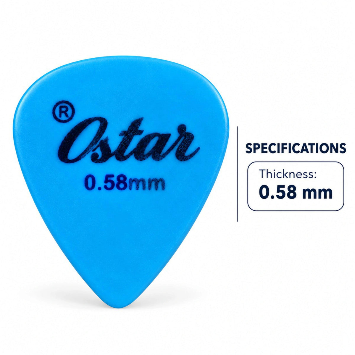 O Star Nylon Guitar Pick - 0.50 mm