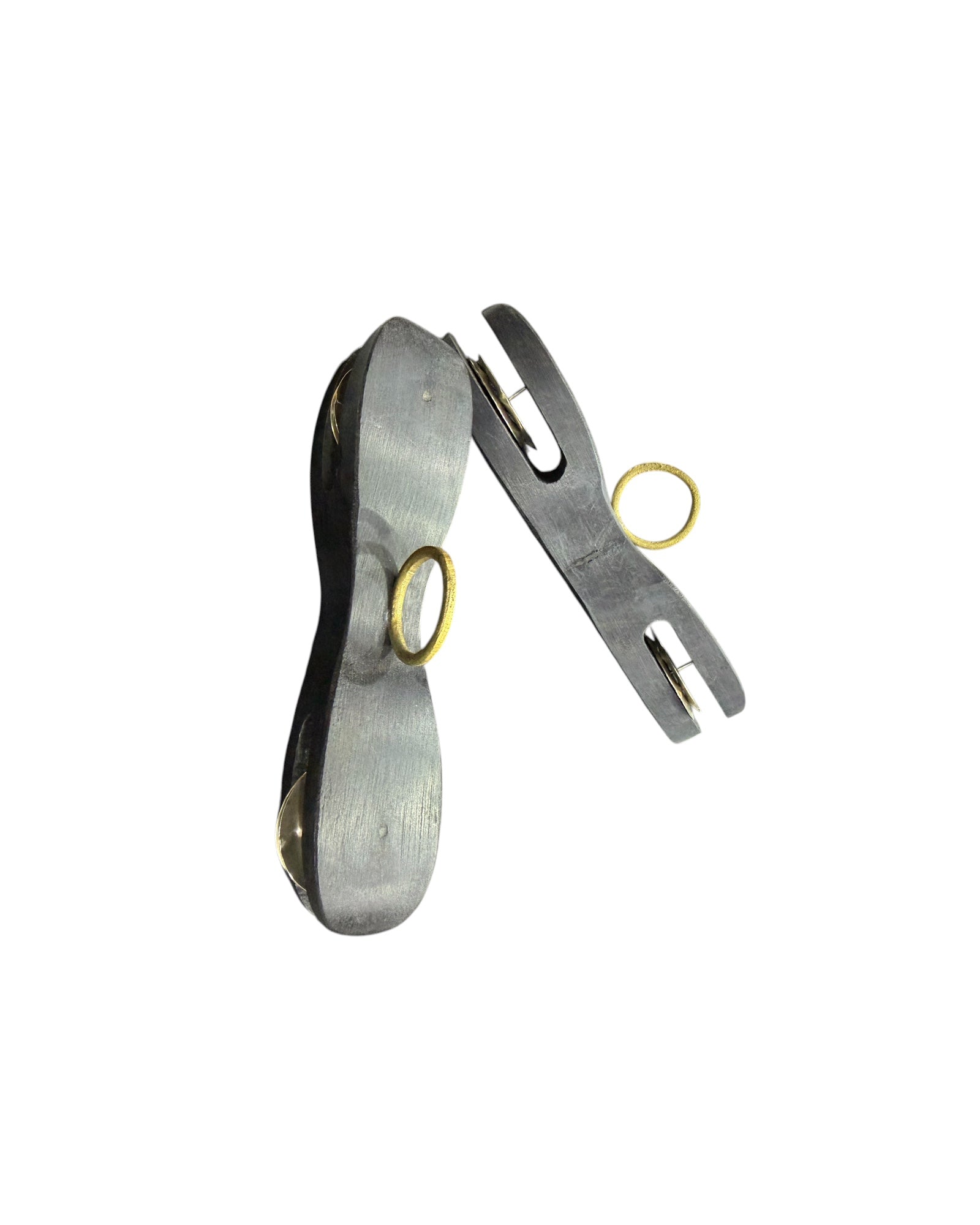 KL Wooden Chipli - Black