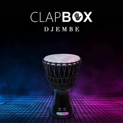 Clapbox Djembe - Black 8"