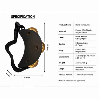 AMR Foot Tambourine w/ Jingles
