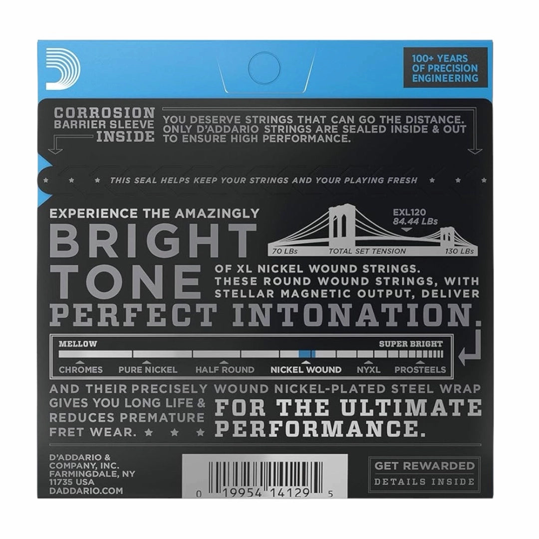 D’Addario EXL120 Nickel Wound Super Light Electric Guitar Strings - 09-42