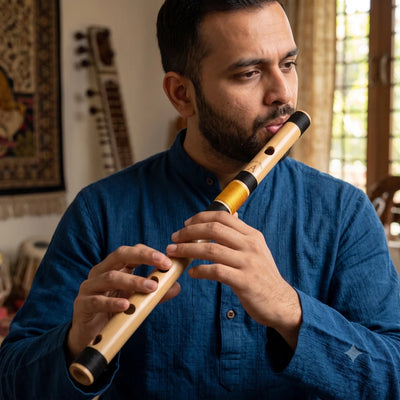 Radhe Bamboo Side A Mid Flute