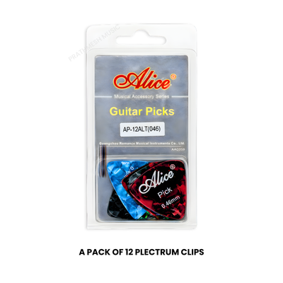 Alice AP-12AL-T Guitar Pick - 0.46 mm (12 pcs)