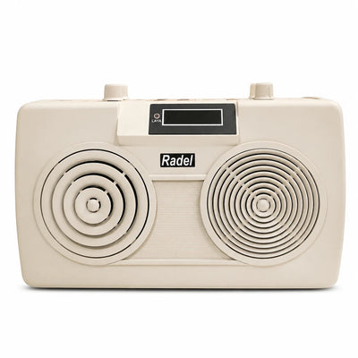 Prathmesh Music Radel Milan Plus digital tabla and tanpura instrument with dual speakers and LCD display in beige