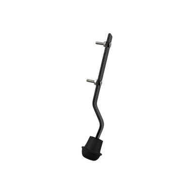 Prathmesh Music YS bongo stand mounting arm with black textured finish and metal hardware for drum stability