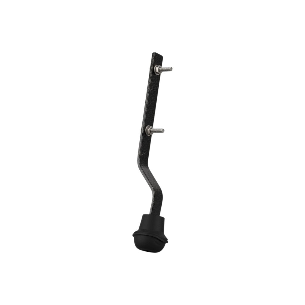 Prathmesh Music YS bongo stand mounting bracket with black metal finish and rubber base for drum stability